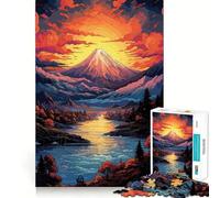 Superbe Puzzle de Montagne de 1000 pièces pour Adolescents, Puzzle logique Solide, Jeu Calme et Amusant, découpe de précision, Article Vœux du Père Noël 38x52cm