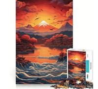 Superbe Puzzle de Montagne de 1000 pièces pour Adolescents stimule la mémoire, réduit Le Stress, découpe de qualité supérieure, Cadeau précieux 50x75cm