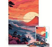Superbe Puzzle de Montagne pour Adolescents, 1000 pièces, Jeu de logique mentale, Anti-Stress, découpe Ferme, Cadeau de Noël 50x75cm