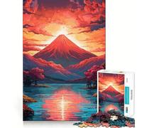 Superbe Puzzle de Montagne pour Adultes, 1000 pièces, renforce la mémoire, apaise et divertit, qualité supérieure, Joli Cadeau 50x75cm