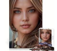 Superbe Puzzle Difficile de 1000 pièces représentant Une Magnifique Jeune Fille, idéal pour Les Adultes Jeu de logique, Lien Familial, découpe de précision, Douce Surprise 38x26cm