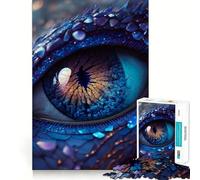 Superbe Puzzle Œil de Dragon pour Adultes, 1000 pièces, Smart Reason Toy Group Joy, Bords Lisses, œuvre d'art 38x26cm