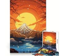 Superbe Puzzle Montagne de 1000 pièces pour Adolescents, Jeu de réflexion Relaxant et Amusant, 38x26cm