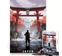 Superbe Puzzle Torii Gate Japan de 1000 pièces pour Adolescents, idéal pour développer la logique et l'esprit d'analyse Un Cadeau Parfait pour Les fêtes ! (38x26cm)