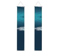 Superbe requin blanc décorations de remise de diplôme 2025 félicitations diplômés bannière bannière de remise de diplôme bannière de porte d'entrée pour intérieur ou extérieur fournitures de fête de