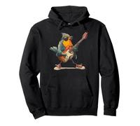Superbe Rouge-Gorge avec Guitare électrique pour garçons et Filles Sweat à Capuche