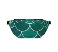 Superbe sac à dos à bandoulière en forme d'écailles de poisson vert, sac à bandoulière, sac à bandoulière pour voyage, randonnée, sac à dos pour femme et homme, multicolore, Taille unique, Sac à dos