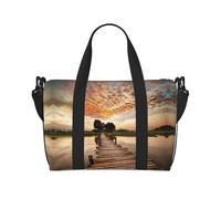 Superbe sac à main polyvalent imprimé drapeau de l'Italie sur le coucher du soleil - Sac à main à bandoulière pour tous vos besoins