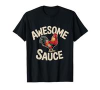 Superbe Sauce Coq Graphique - Animal de ferme coloré drôle T-Shirt