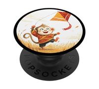 Superbe Singe cerf-Volant pour Les Amateurs de vol PopSockets PopGrip Adhésif