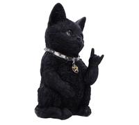 Nemesis Now Figurine Chat en résine noire 16,5 cm