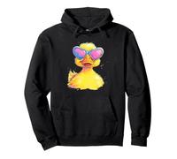 Superbe tenue de canard avec cœur pour adultes et enfants Sweat à Capuche