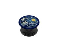 Superbe Vague de Nuit étoilée PopSockets PopGrip Adhésif