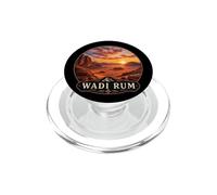 Superbe Wadi Rum Désert Coucher de Soleil Paysage Moyen-Orient PopSockets PopGrip pour MagSafe