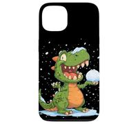 Superbes batailles de Boules de Neige avec ce Costume de Dinosaure Coque pour iPhone 13