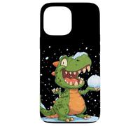 Superbes batailles de Boules de Neige avec ce Costume de Dinosaure Coque pour iPhone 13 Pro Max