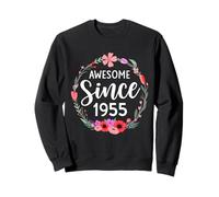 Superbes Filles de Fleurs nées en 1955 pour Leur 70e Anniversaire Sweatshirt