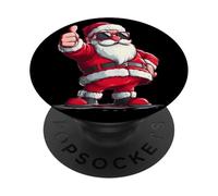 Superbes Lunettes de Soleil Père Noël avec Signal de Pouce vers Le Haut PopSockets PopGrip Adhésif