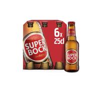 SUPERBOCK Bière blonde 5,2 % - Pack 6 x 25 cl