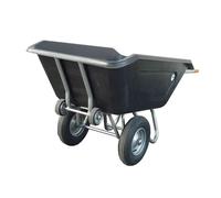 Mefro Brouette 360 avec benne en plastique Capacité 360 litres