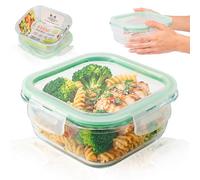SUPERBUTELKI.PL Récipient en verre 800 ml - Hermétique, anti-fuite, boîtes de conservation pour la conservation des aliments, passe au micro-ondes et au lave-vaisselle
