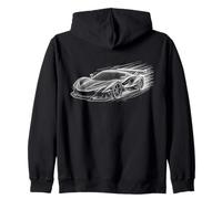 Supercar Turbo Speed Race Futuristic pour Hommes, garçons, Enfants Sweat à Capuche
