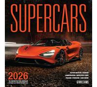 Supercars 2026: 16-Month Calendar--September 2025 through December 2026