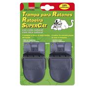 SuperCat Piège à Souris Plastique 14040400 (Blister de 2 Pieces)