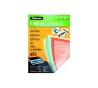 Fellowes superclear pvc - 100 unités - couverture à reliure pvc
