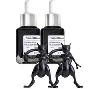 SuperColor Lot de 10 pigments concentrés pour couleur noir profond, fabriqué en Corée par 3DMaterials