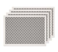 SUPERDANT 4PCS Transfert Ceramique Sous Glaçure à Motif Coquillage pour Poterie Papier Decalcomanie Décors de Transfert Océan Mer Noir pour Porcelaine Émaillage Argile Décalcomanie 52x37cm
