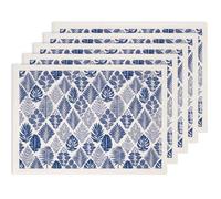 SUPERDANT 5 Feuilles Rhombiques Papier Transfert Sous Émail pour Céramique Décoration de Plantes Artisanat Poterie Autocollants Décalques Transferts Aquarelle pour Fournitures DIY Cadeaux