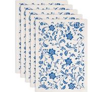 SUPERDANT 5 pièce Transfert Ceramique Sous Glaçure à Motifs de Fleurs et de Vignes Decalcomanie pour Poterie Papier de Transfert D'Argile Décalcomanies en Céramique