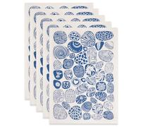 SUPERDANT 5Pcs Décalcomanies Céramique Papier de Transfert Sous Glaçure à Motifs Galets Irréguliers Géométriques pour Tasses Porcelaine Assiettes Vases Bols en Argile à Cuisson Débutants Très 52x37cm