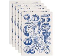 SUPERDANT 5Pcs Transfert Ceramique Sur Émail Pour Poterie Légumes Decalcomanie Autocollants Argile Tomate Chou Fournitures Artisanat DIY Décalques Eau Papier Transfert