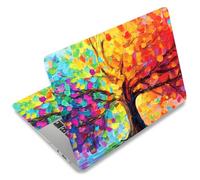 SUPERDANT Autocollant Arbre Peinture À l'huile pour PC Étui Protecteur Universel Réutilisable Personnalisé pour Ordinateurs Portables 12 À 15.6 Pouces Décor Protecteur d'art