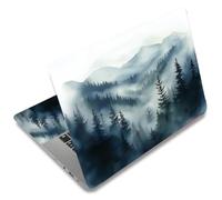 SUPERDANT Autocollant pour Ordinateur Portable Foggy Forest Autocollant Universel pour Ordinateur Portable 12 13 13.3 14 15 15.4 15.6 pouces en Vinyle Amovible