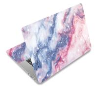 SUPERDANT Autocollant Protecteur pour Ordinateur Portable en Marbre Galactique Stickers Universels pour PC 12 13 13.3 14 15 15.4 15.6 Pouces Décoration Étanche Amovible avec Motif Étoiles Et Galaxie