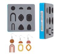 SUPERDANT Découpeuse À Matrices En Bois Style Bohème Pour Boucles d'Oreilles En Cuir Éléments Composites Outils De Découpe Artisanat DIY Création De Bijoux Cadeaux Pour Passionnés De Travaux Manuels