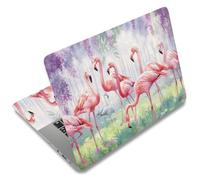 SUPERDANT Ensemble de3 Autocollants pour Ordinateur Portable avec Découpe Personnalisable38x27 cm Flamants Roses Habillages et Autocollants pour Ordinateur Portable Imperméables Amovibles sans Traces