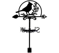 SUPERDANT Girouette cardinale du Nord en fer forgé, girouette, oiseau, girouette en métal, toit, panneau de direction de jardin, girouette de jardin, décoration de ferme, outil de mesure du vent