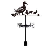 SUPERDANT Girouette de Jardin Exterieur Canard Girouettes Girouettes de Toit pour Jardin Ferme Décoratif Extérieur Outil de Mesure du Girouette en Métal Vent Deco Exterieur