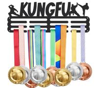 SUPERDANT Kung Fu Porte Médaille Cintre Présentoir Mâle Sport Accroche Medaille Présentoir Mur Ruban Cadre Récompenses Concours Médaille Support Mural Crochet