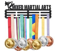 SUPERDANT Mixed Martial Arts MMA Medal Médaille Crochet Affichage Support Mural Cadre Étagère Récompenses Porte-Ruban Présentoir pour 60 Médailles Athlète Cadeau