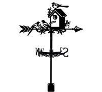 SUPERDANT Oiseaux Nid Girouette de Jardin Animal Fer Girouette de Jardin Exterieur Direction Signe Extérieur Ferme Décoration Girouettes en Métal Vent Mesure Outil