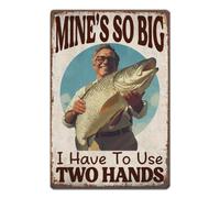 SUPERDANT Plaque Metal Vintage avec Inscription « Fishman » Citations Sur la Pêche Plaque Metal Decorative en Plaque Métal Affiche Vintage pour Chambre à Coucher