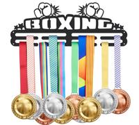 SUPERDANT Porte-Médaille de Boxe Crochets de Médaille Cintre de Médaille de Sport Barres de Récompenses Support de Murs en Fer Décoration D'Affichage de Récompenses pour Médaillé