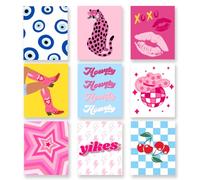 SUPERDANT Rose Art Affiche Esthétique Moderne Impressions Sur Toile Affiche Guépard Lèvres Rouges Affiche Murale Impressions D'Art Murales Personnalisées Sans Cadre