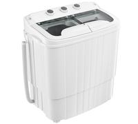 Superday Machine à laver portable, petite machine à laver et essorage 2 en 1, 6,6 kg, mini machine à laver compacte à double cuve pour camping, appartements, dortoirs, chambres universitaires,