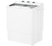 Superday Machine à laver portable, petite machine à laver et essorage 2 en 1, 6,6 kg, mini machine à laver compacte à double cuve pour camping, appartements, dortoirs, chambres universitaires,